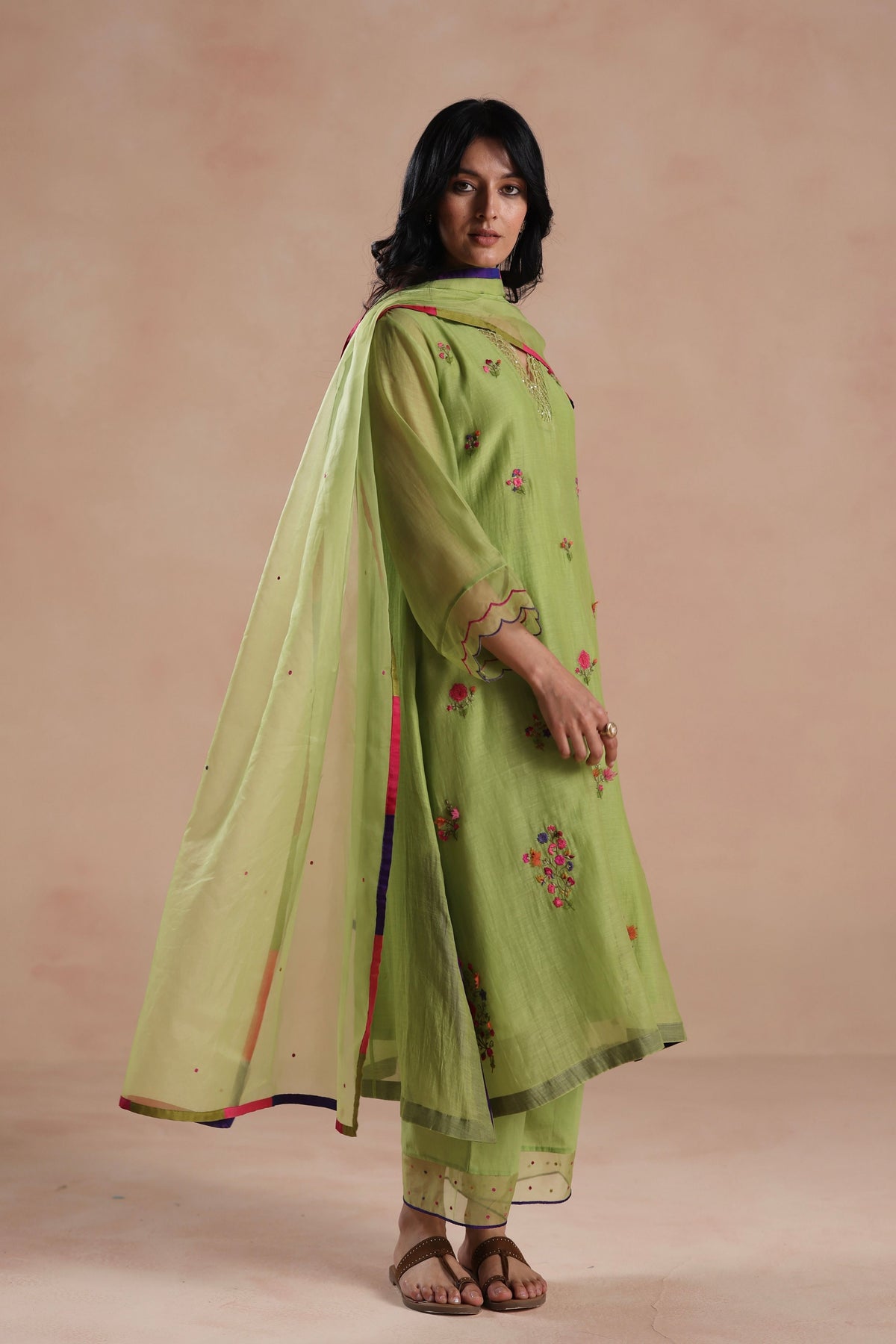Zeya Green Kurta Set