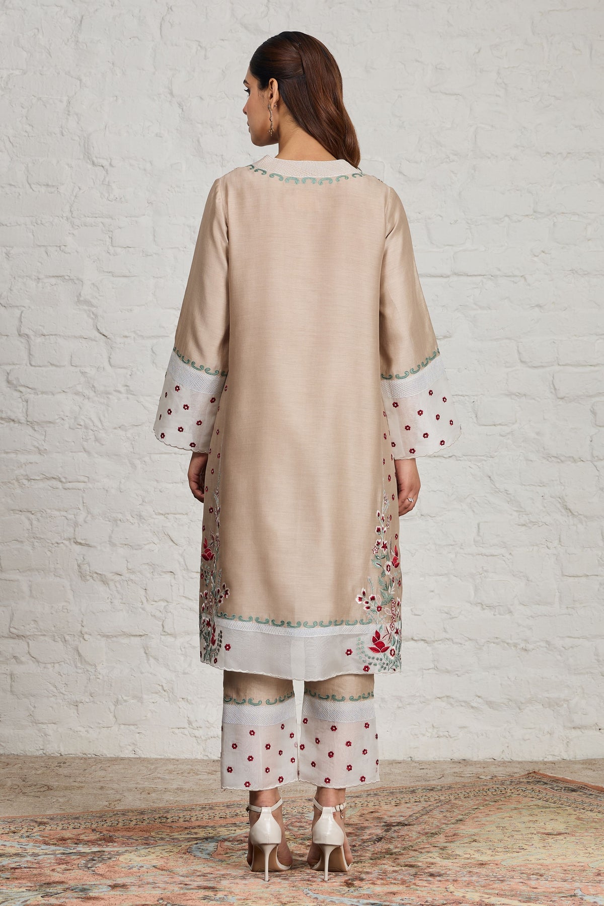 Eira Beige Kurta Set