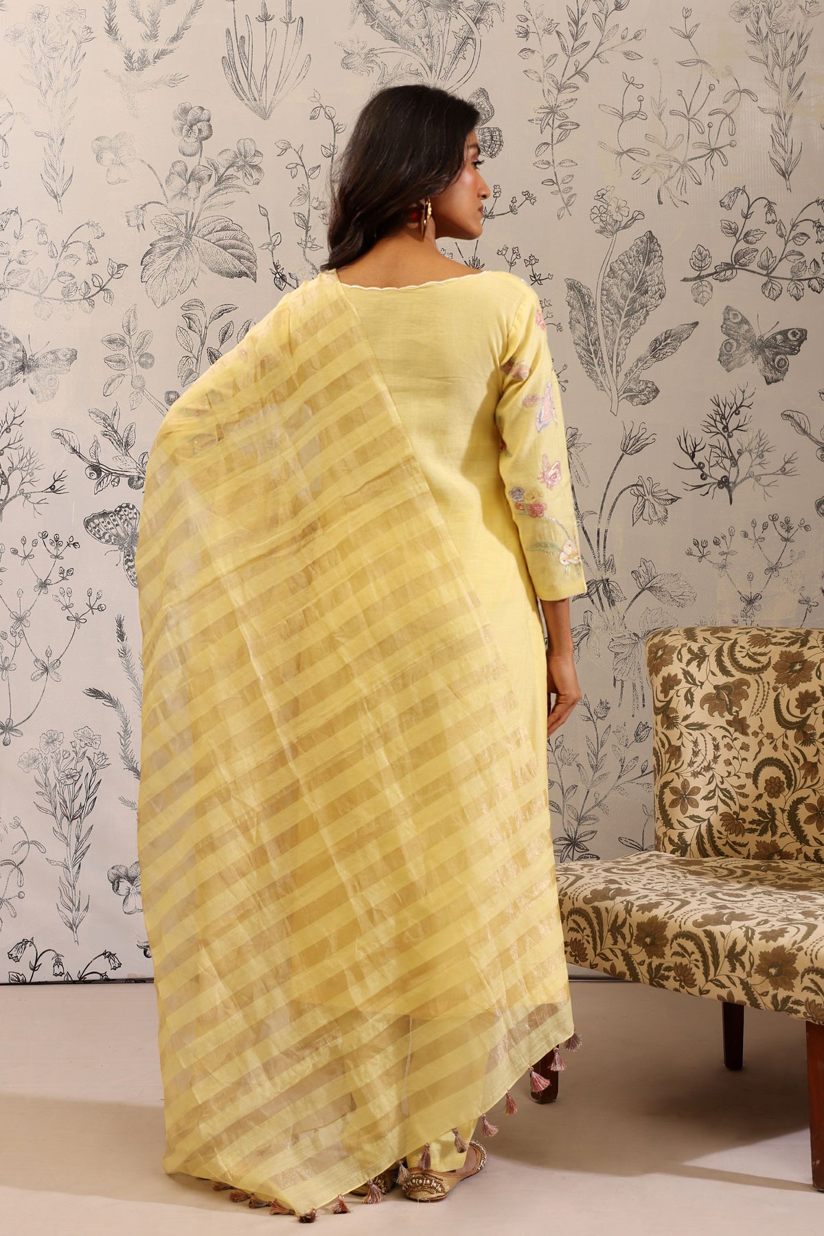 Harita Yellow Kurta Set