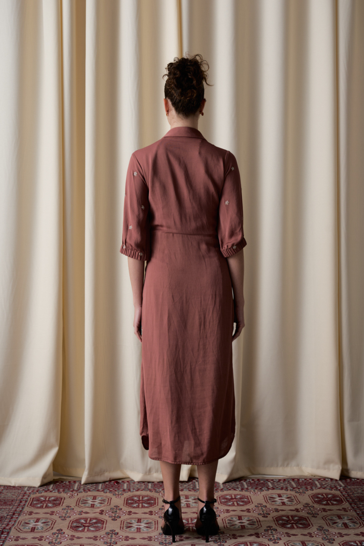 Mocha Wildflower Dress