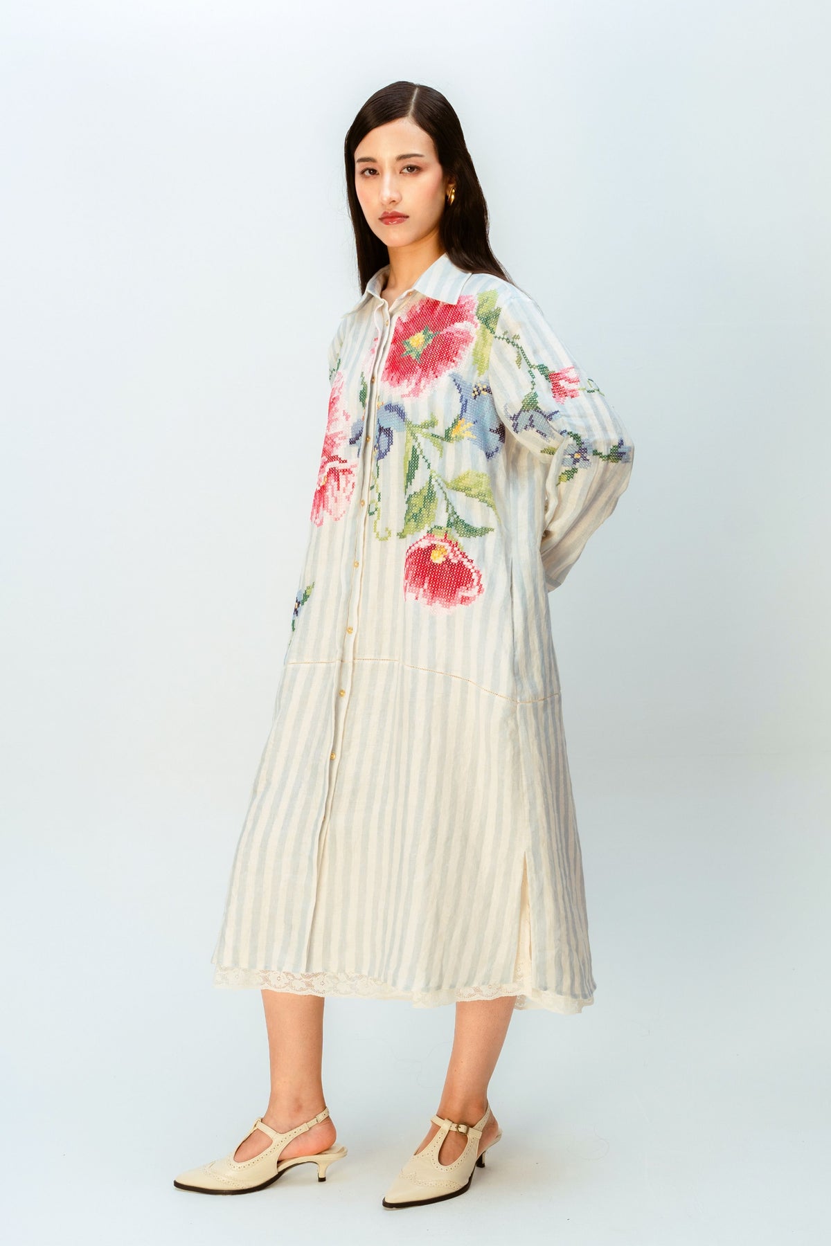 Clouded Ribbon Dress