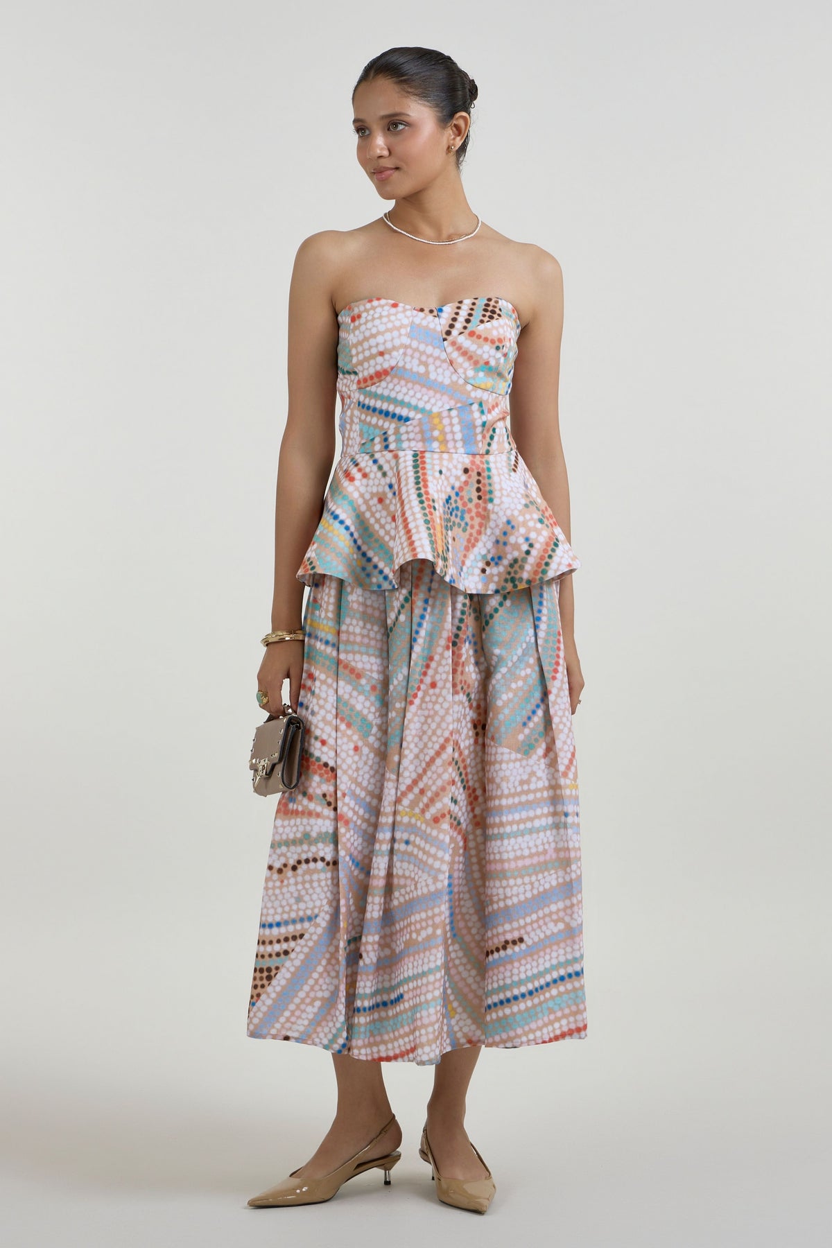 Daphne Peplum Skirt Set