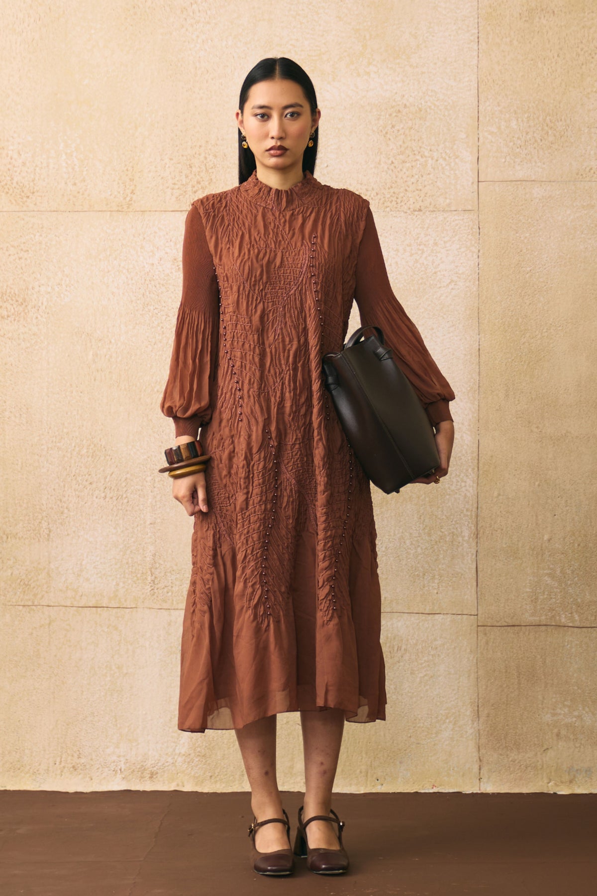 Brown Irenia Dress