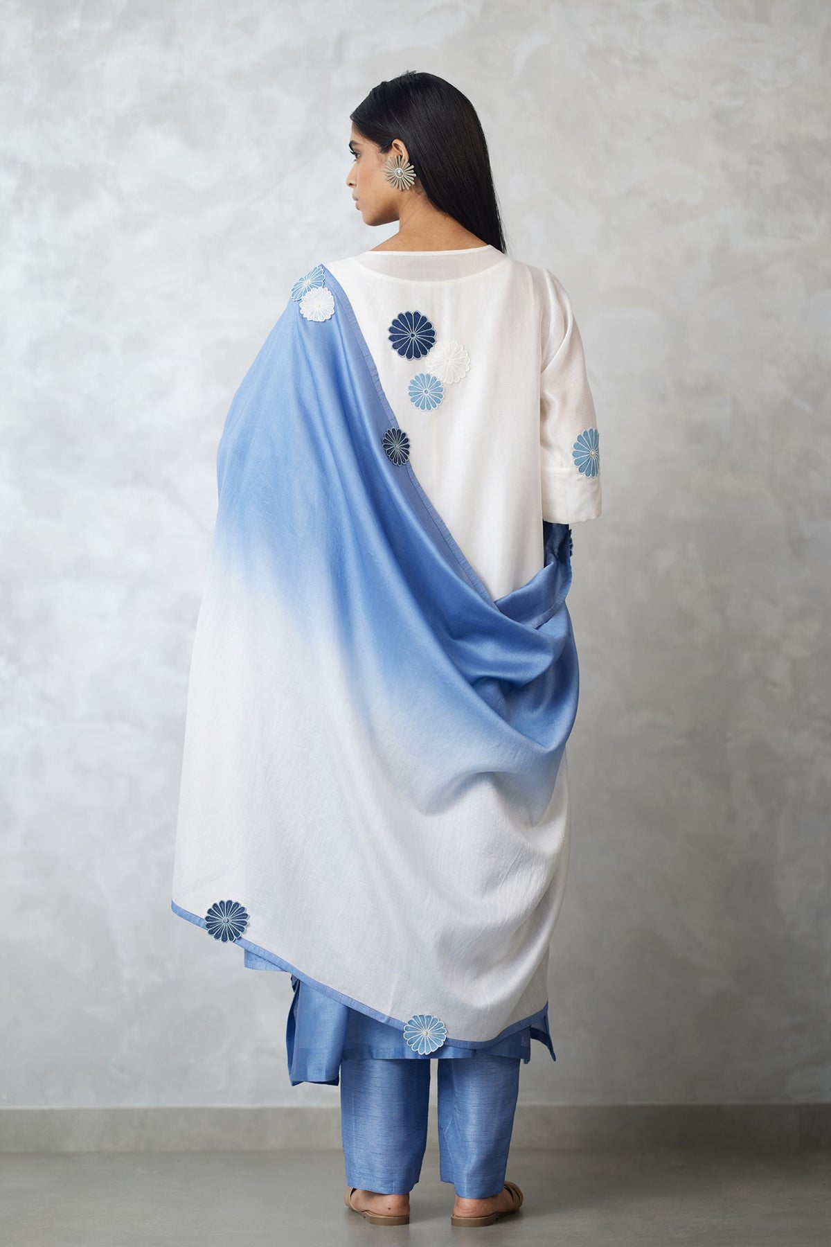 Ivory Ombre Kurta Set