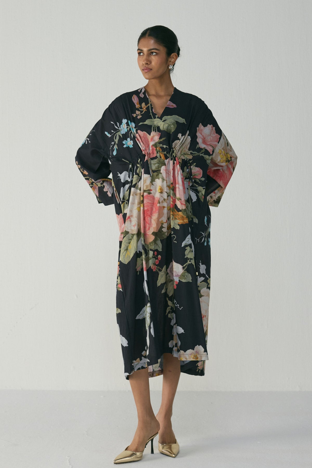 Carmine Kaftan Dress