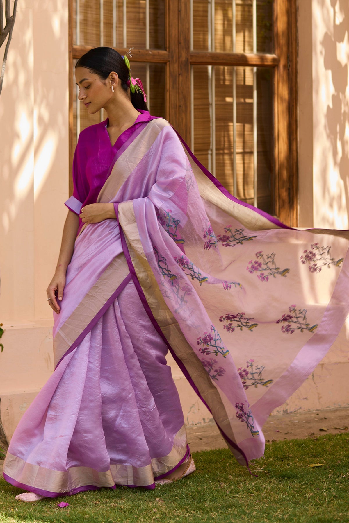 Reflections Jamdani Saree