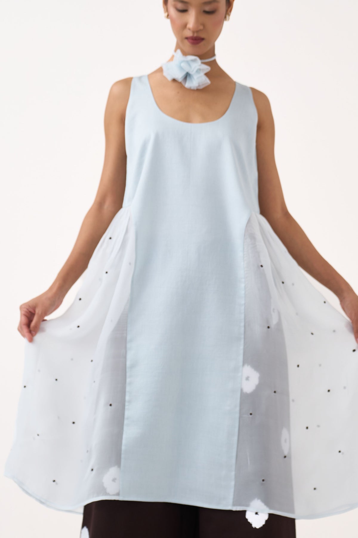 Side U-Gather Tunic Set