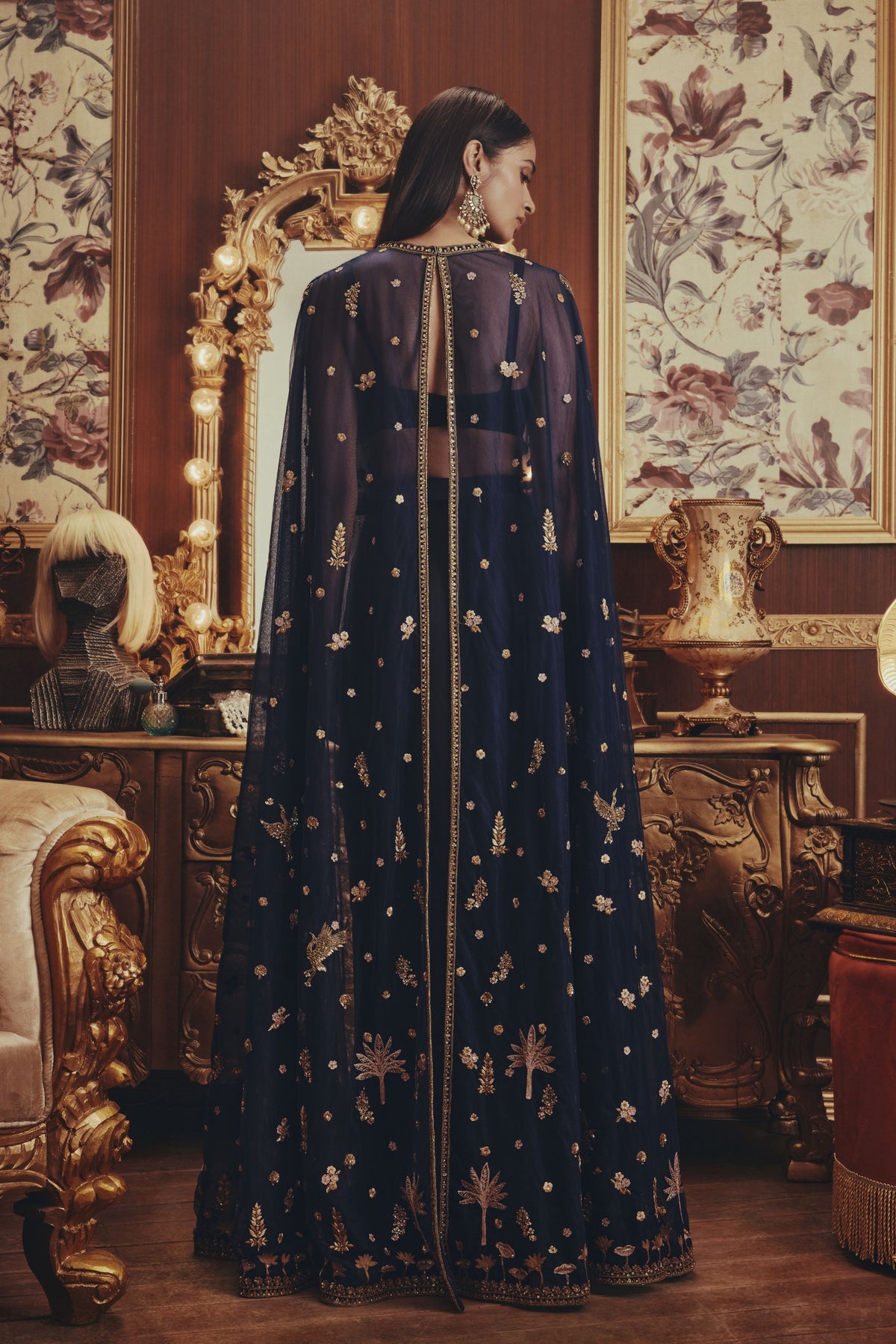 Harriet Blue Cape Set