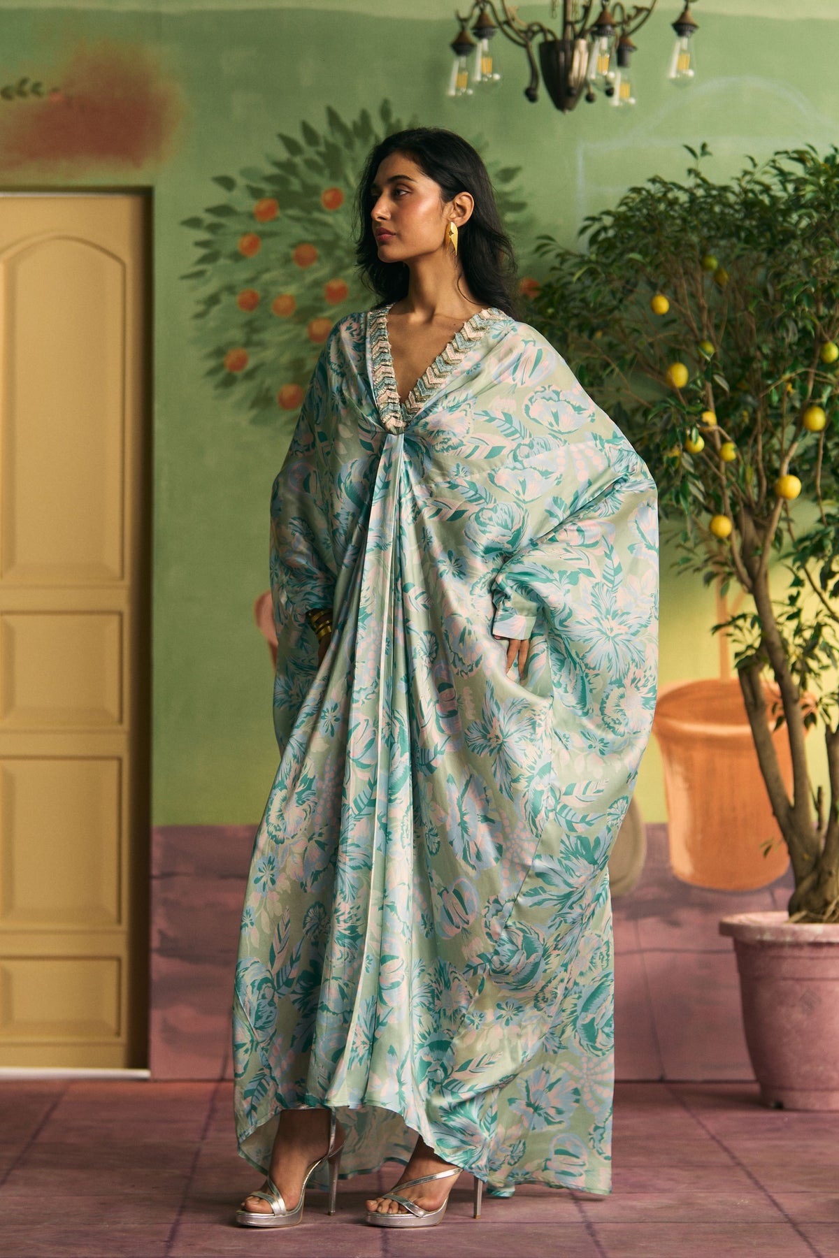 Mint Flow Kaftan
