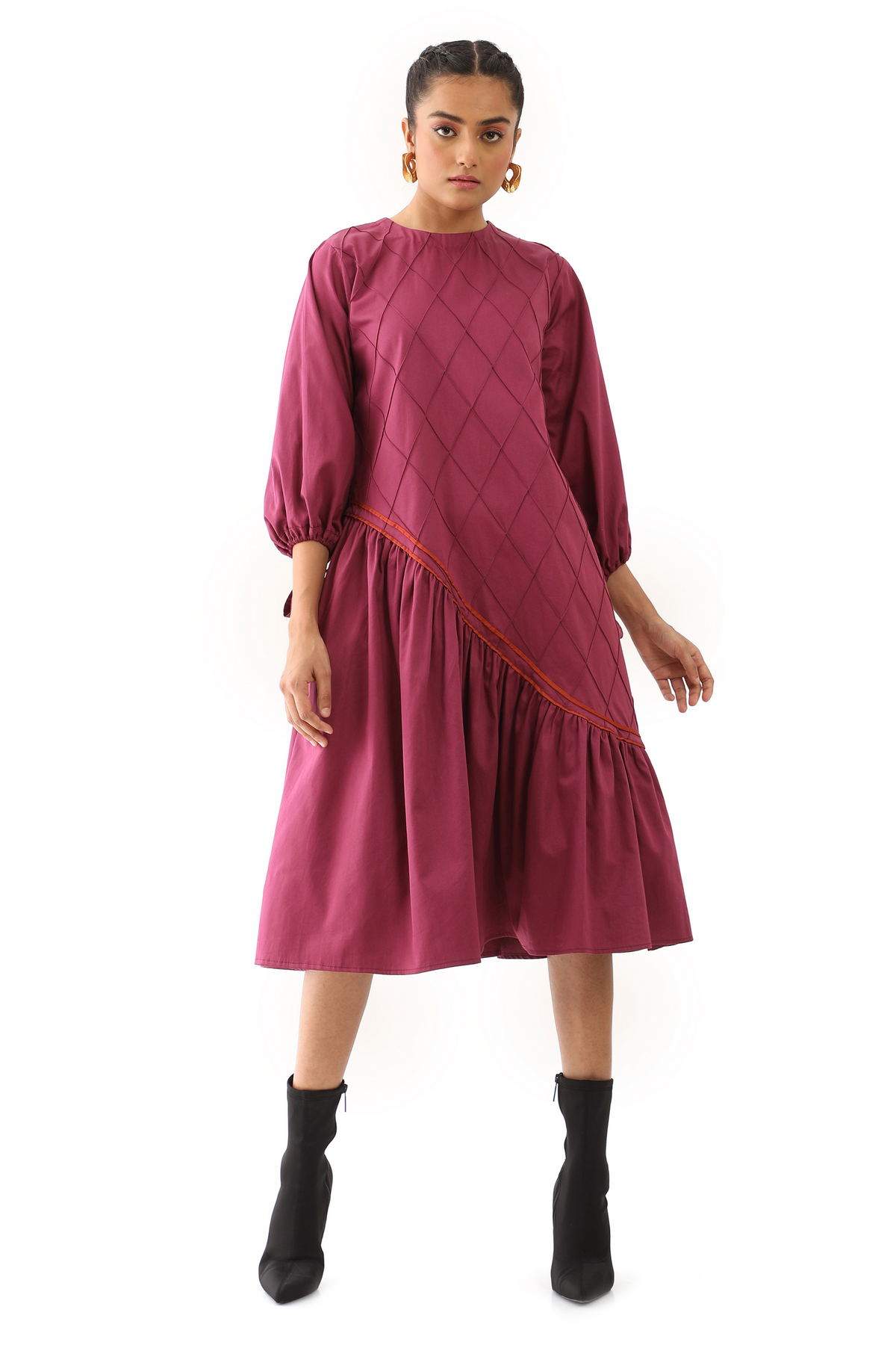 Dima - Plum Dress