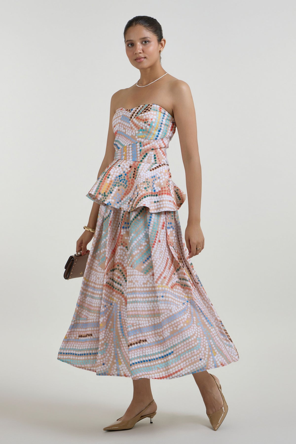 Daphne Peplum Skirt Set