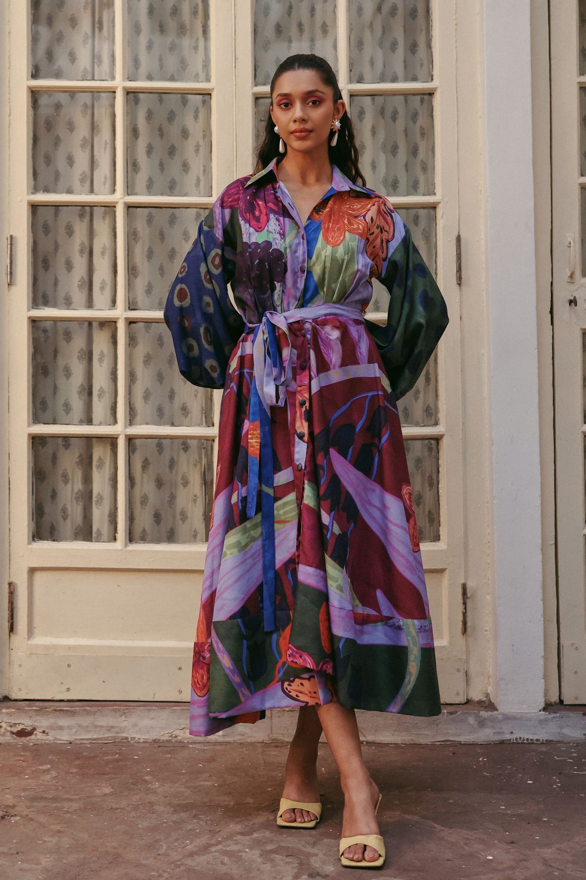 Satrangi Saga Dress