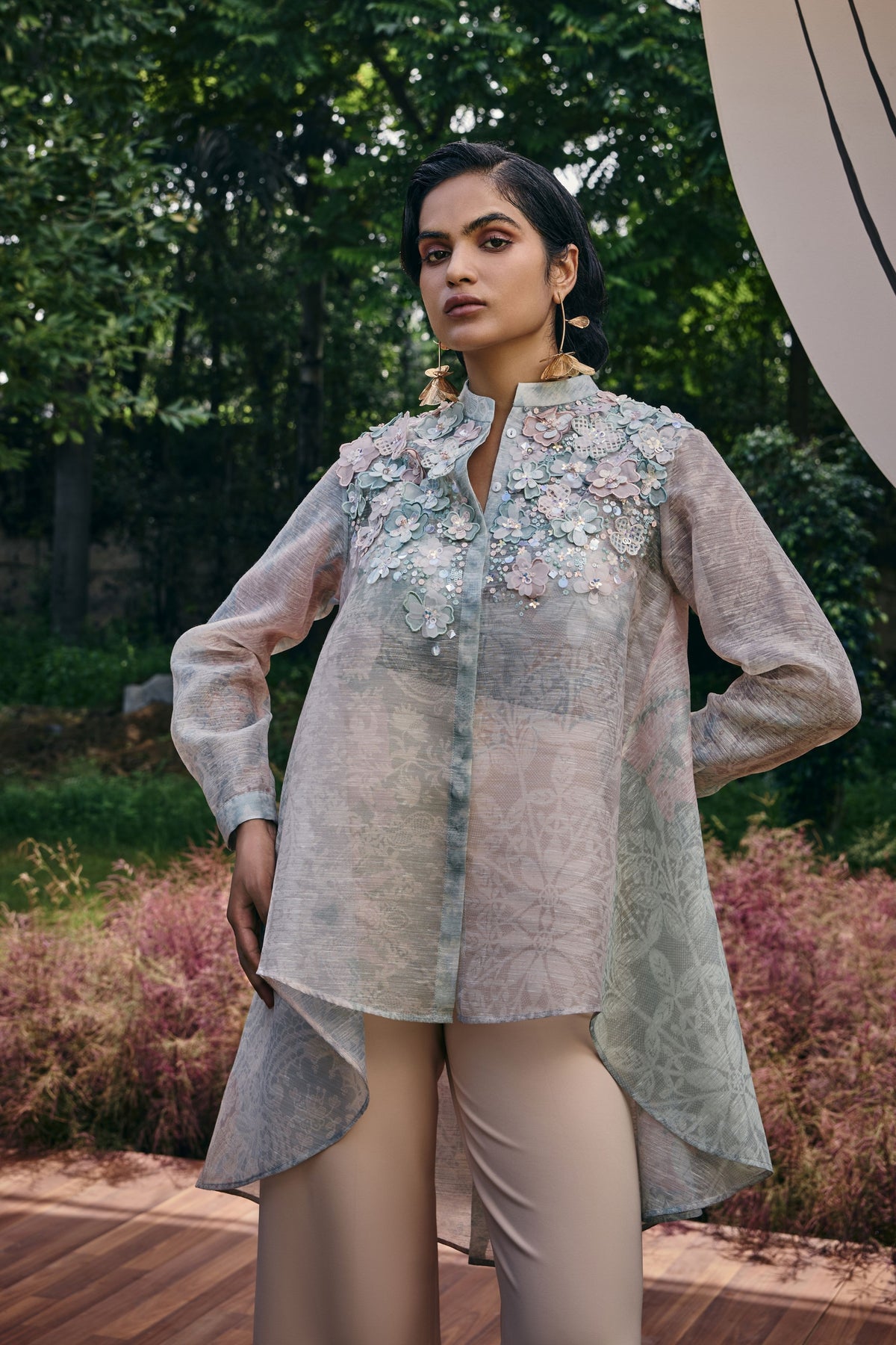 Maxim Embellished High-low Tunic