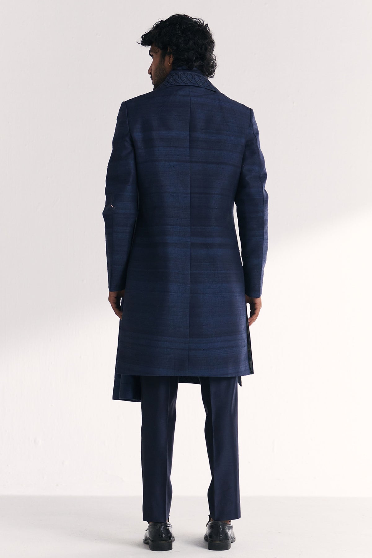 Jauhar Blue Achkan Set