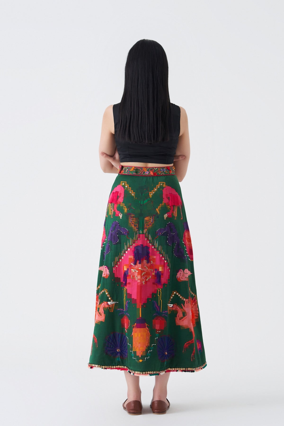 Oaxaca Verde Skirt