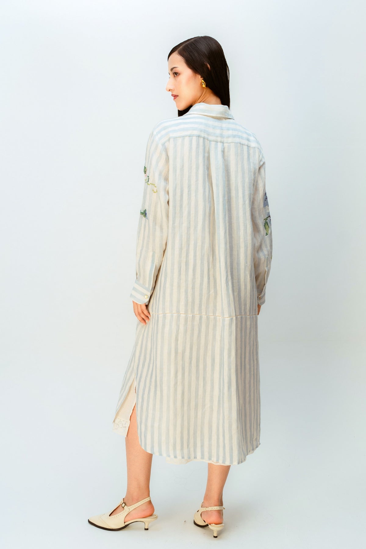 Clouded Ribbon Dress