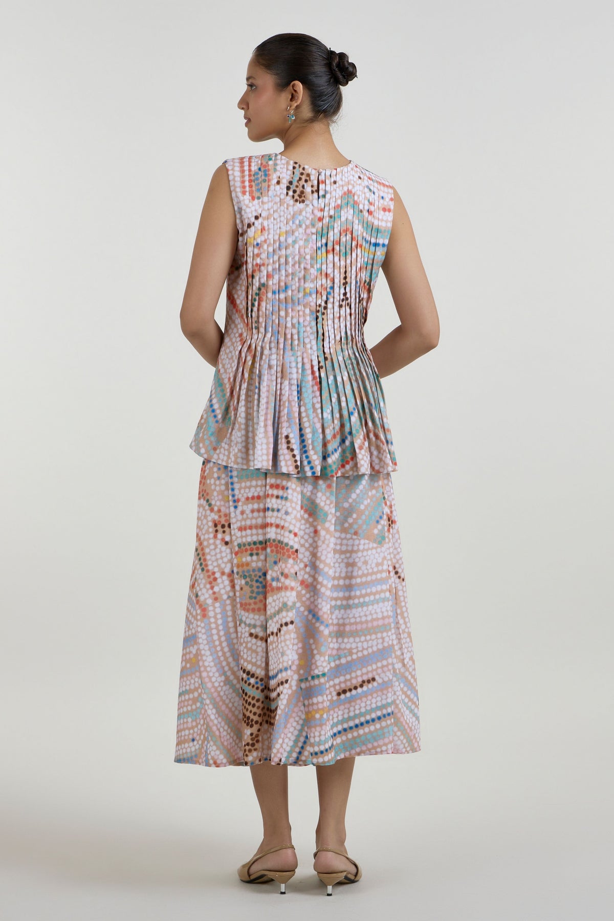 Daphne Accordian Skirt Set