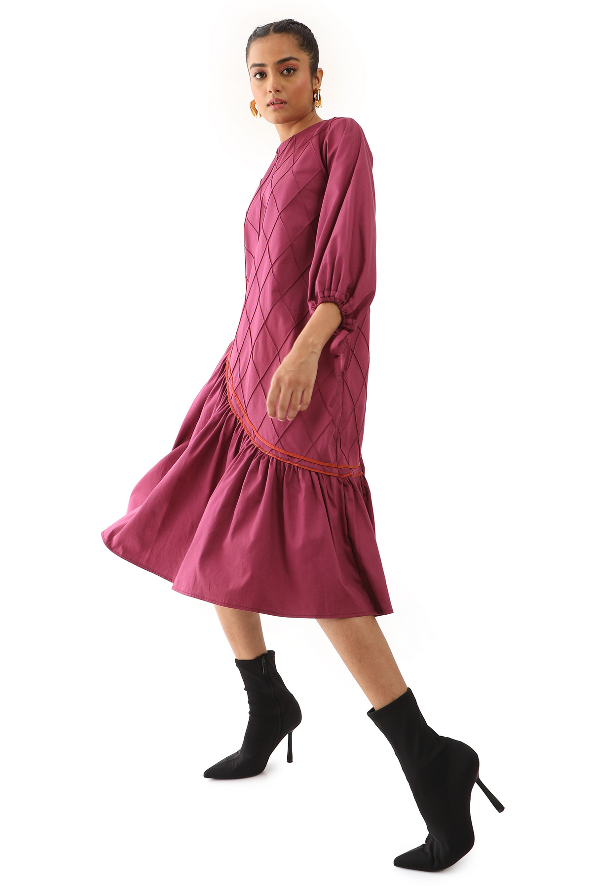 Dima - Plum Dress