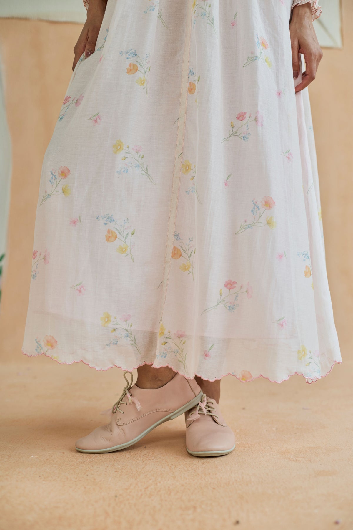 Florist Maxi Dress Chanderi