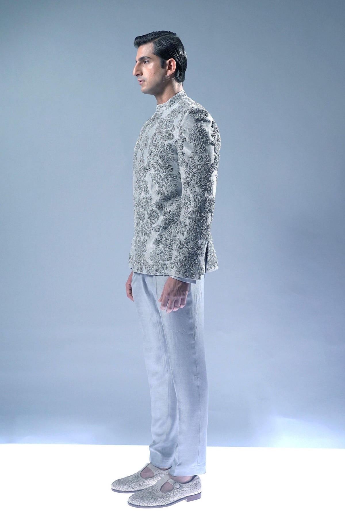 Regalis Embroidered Bandhgala Set