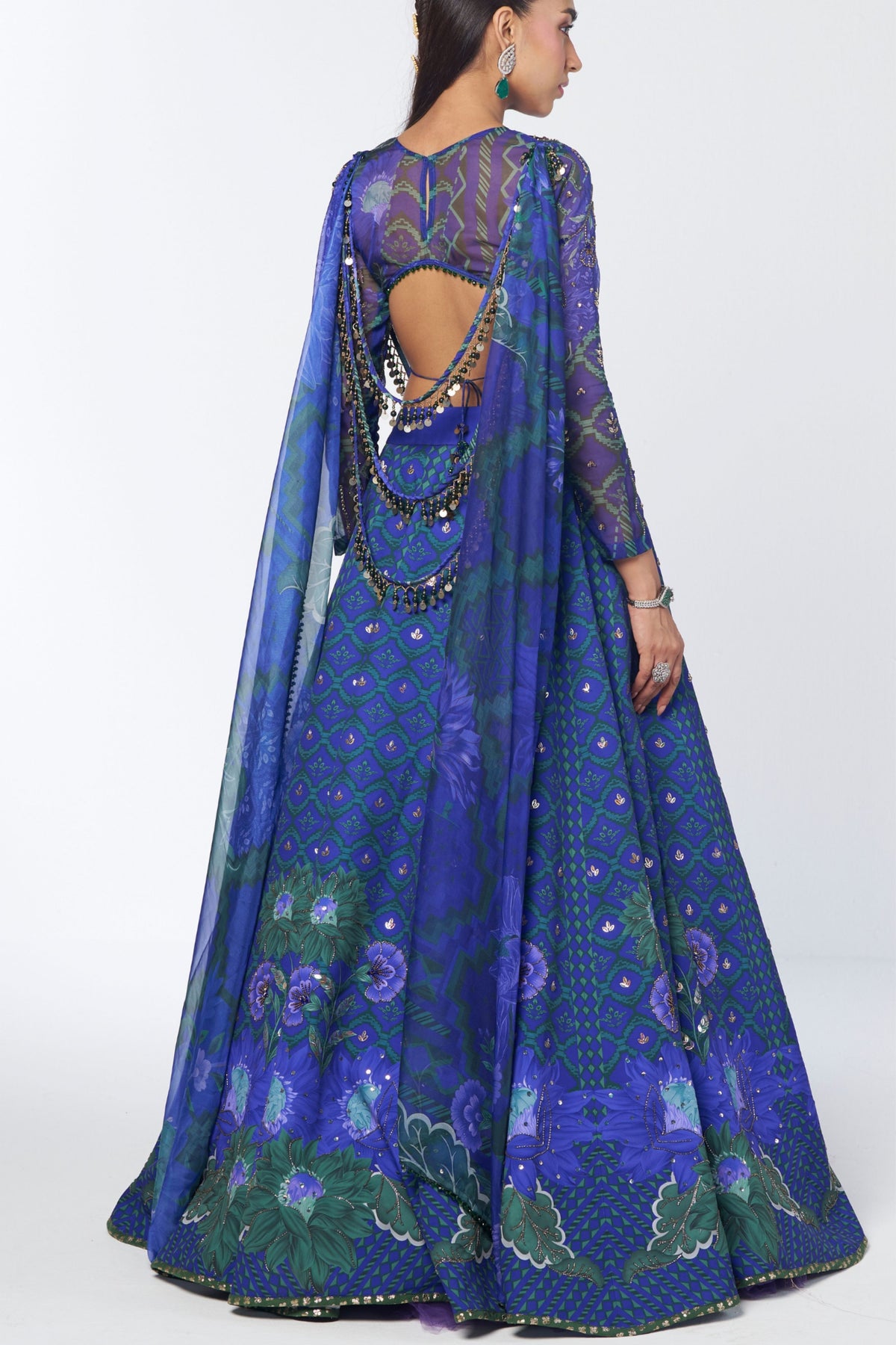 Dolly Drape Lehenga Set
