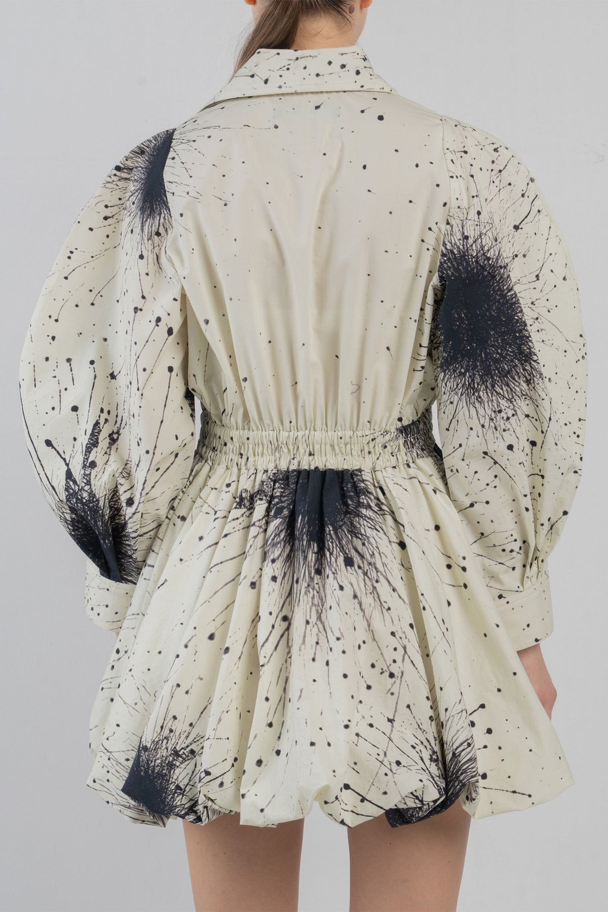 Splatter Bubble Hem Dress