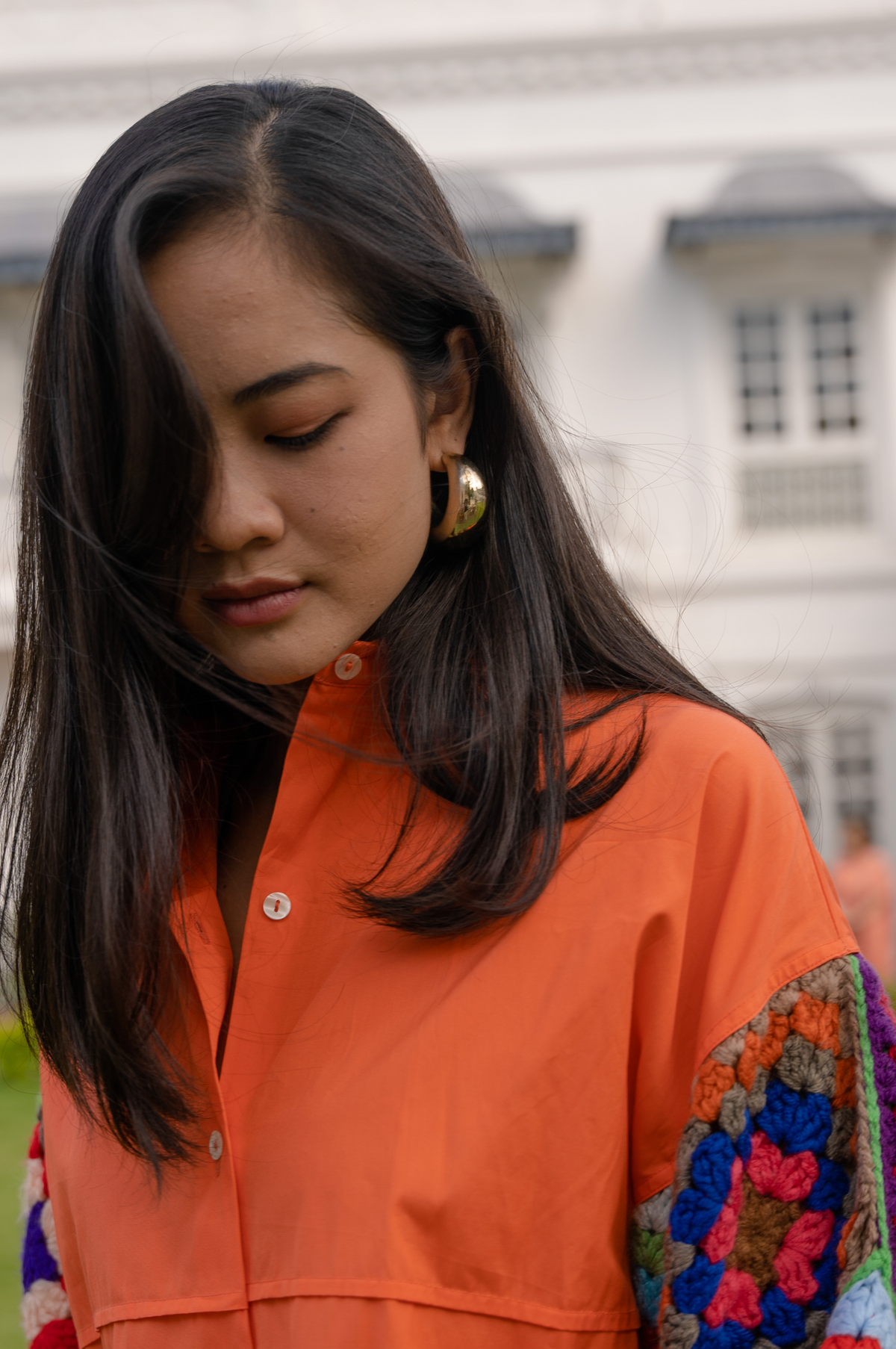 Tangerine Oversized Shirt