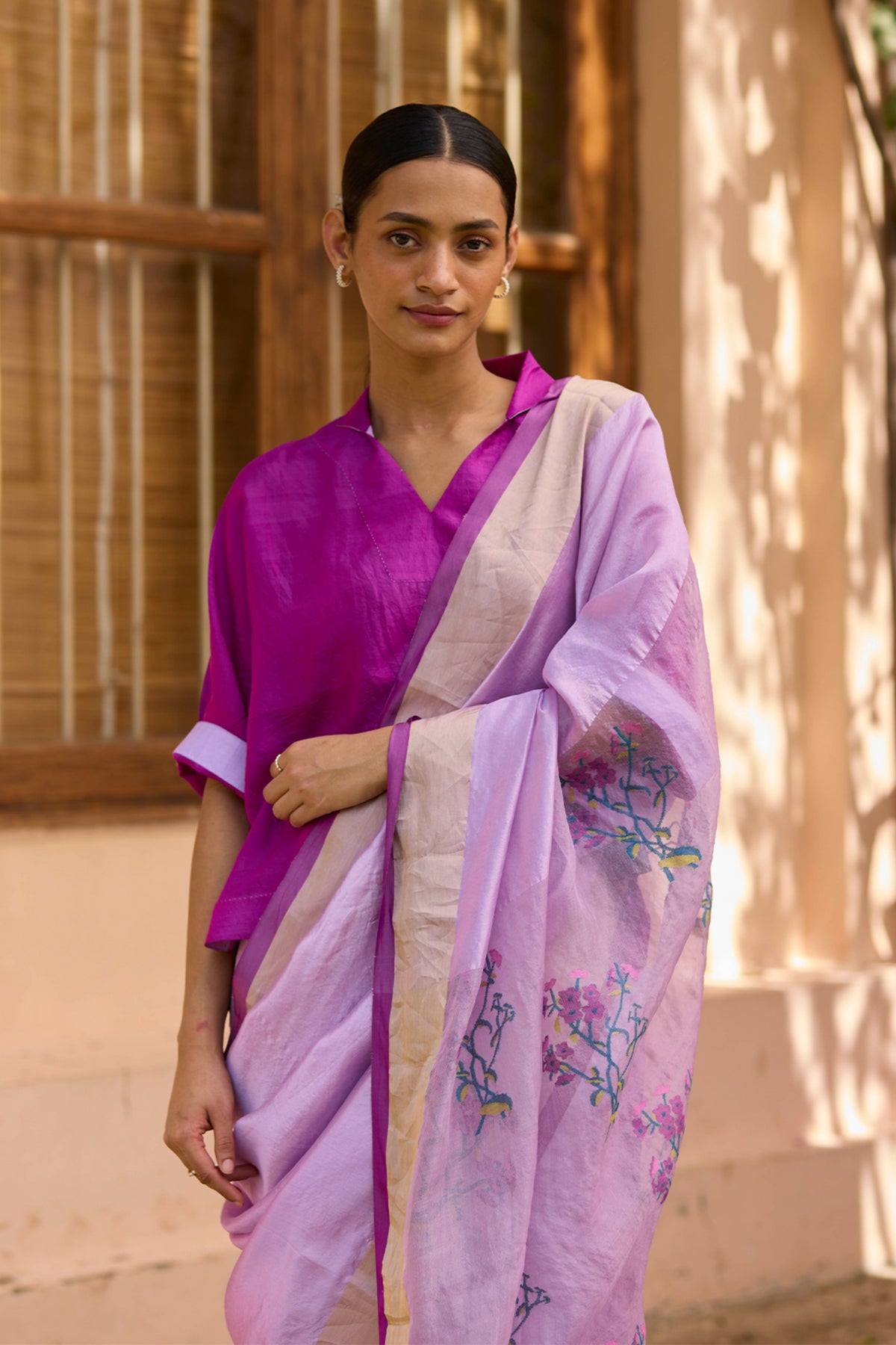 Reflections Jamdani Saree