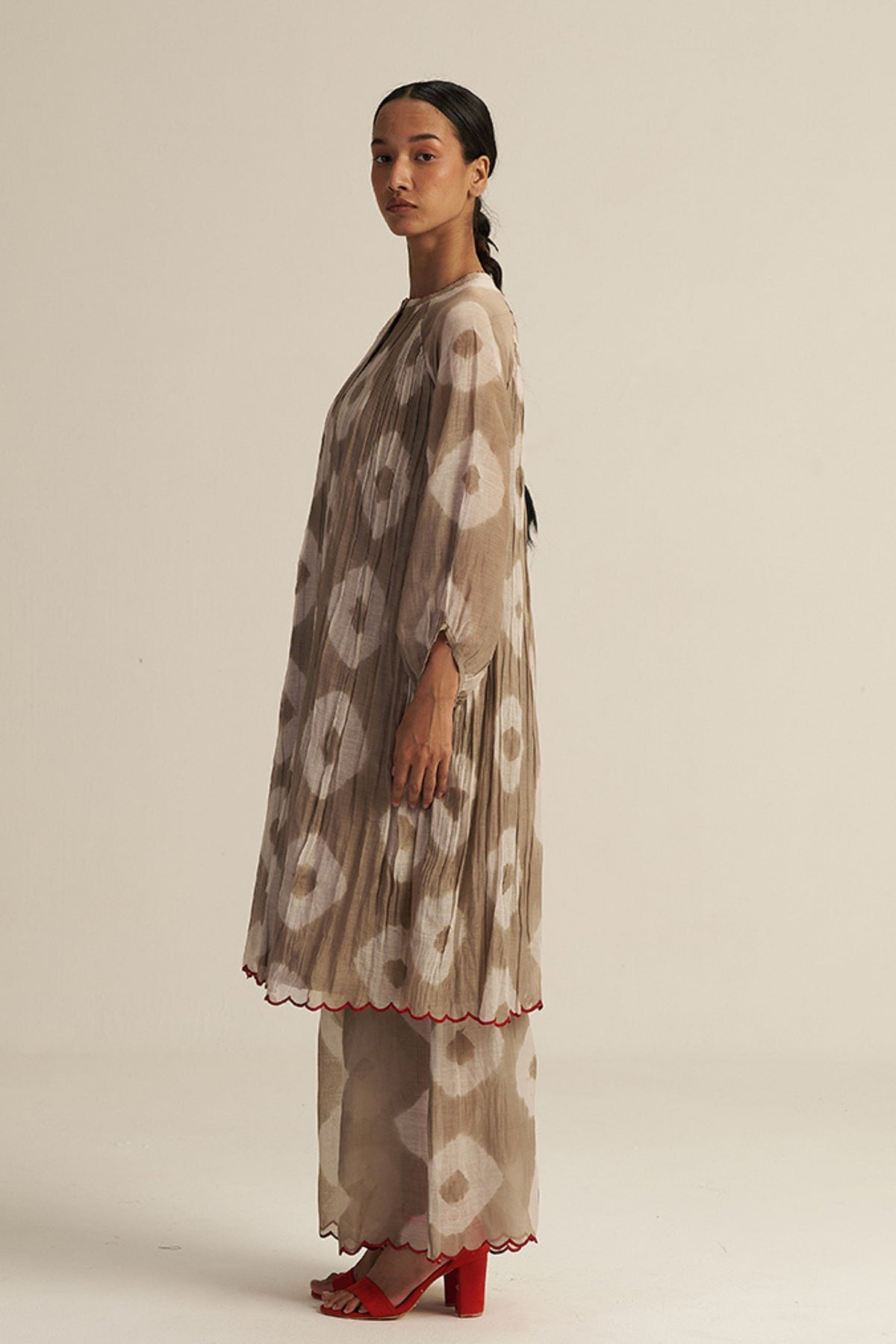 Grey Folio Tunic Set