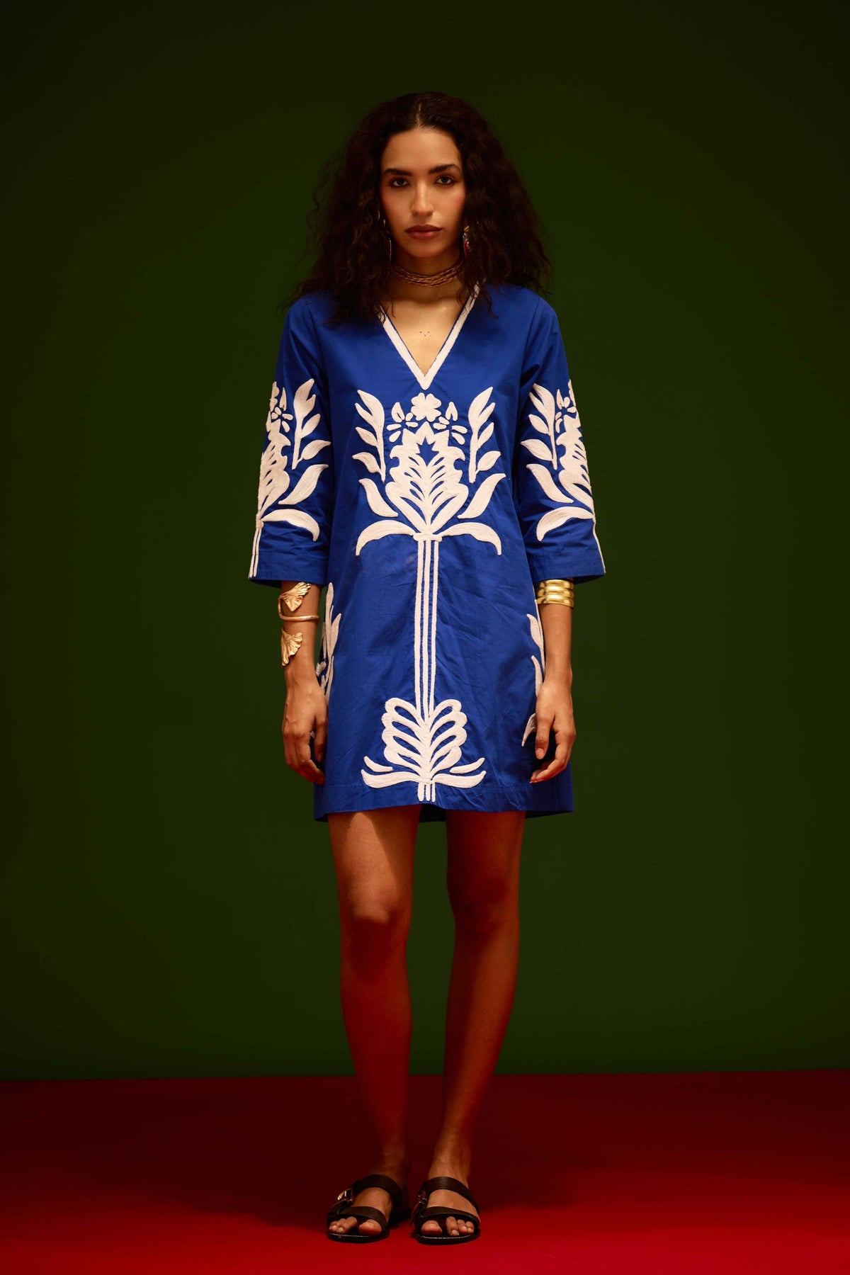 Blue Shift Dress