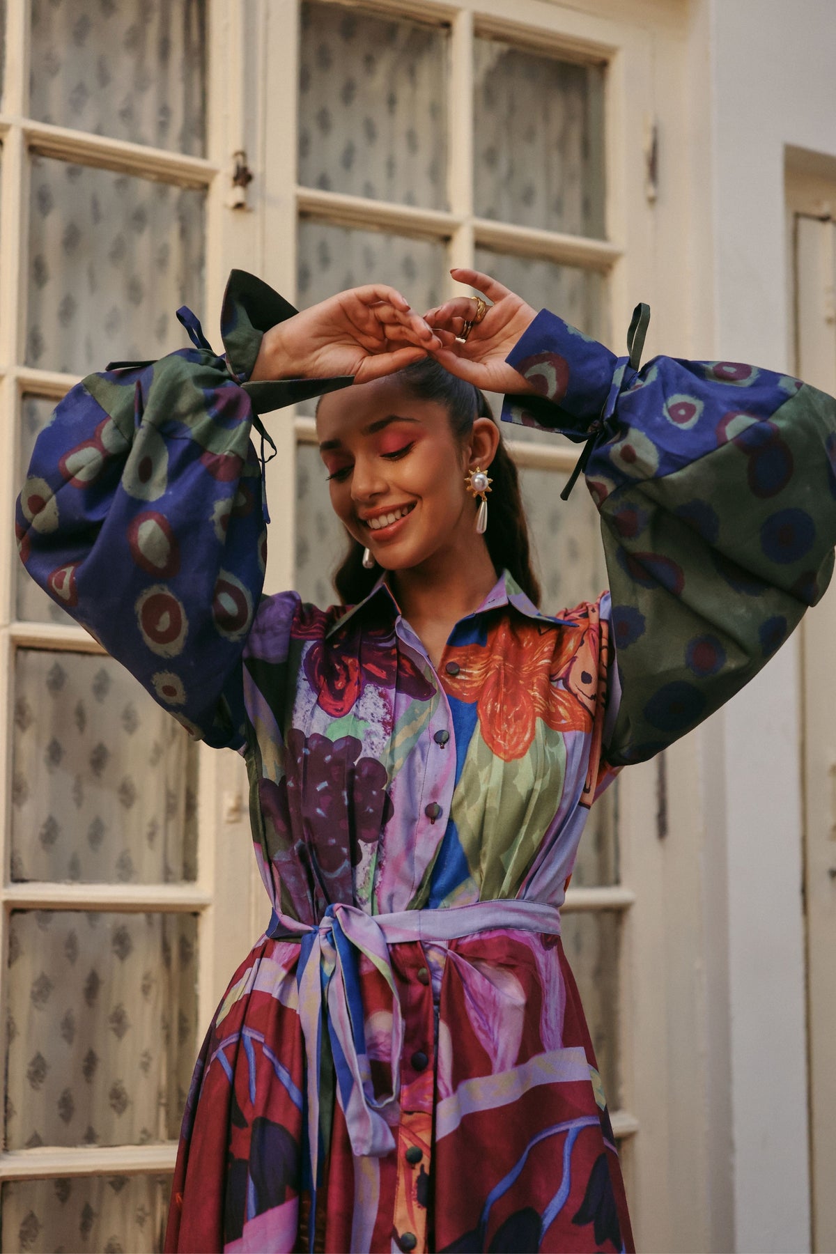 Satrangi Saga Dress