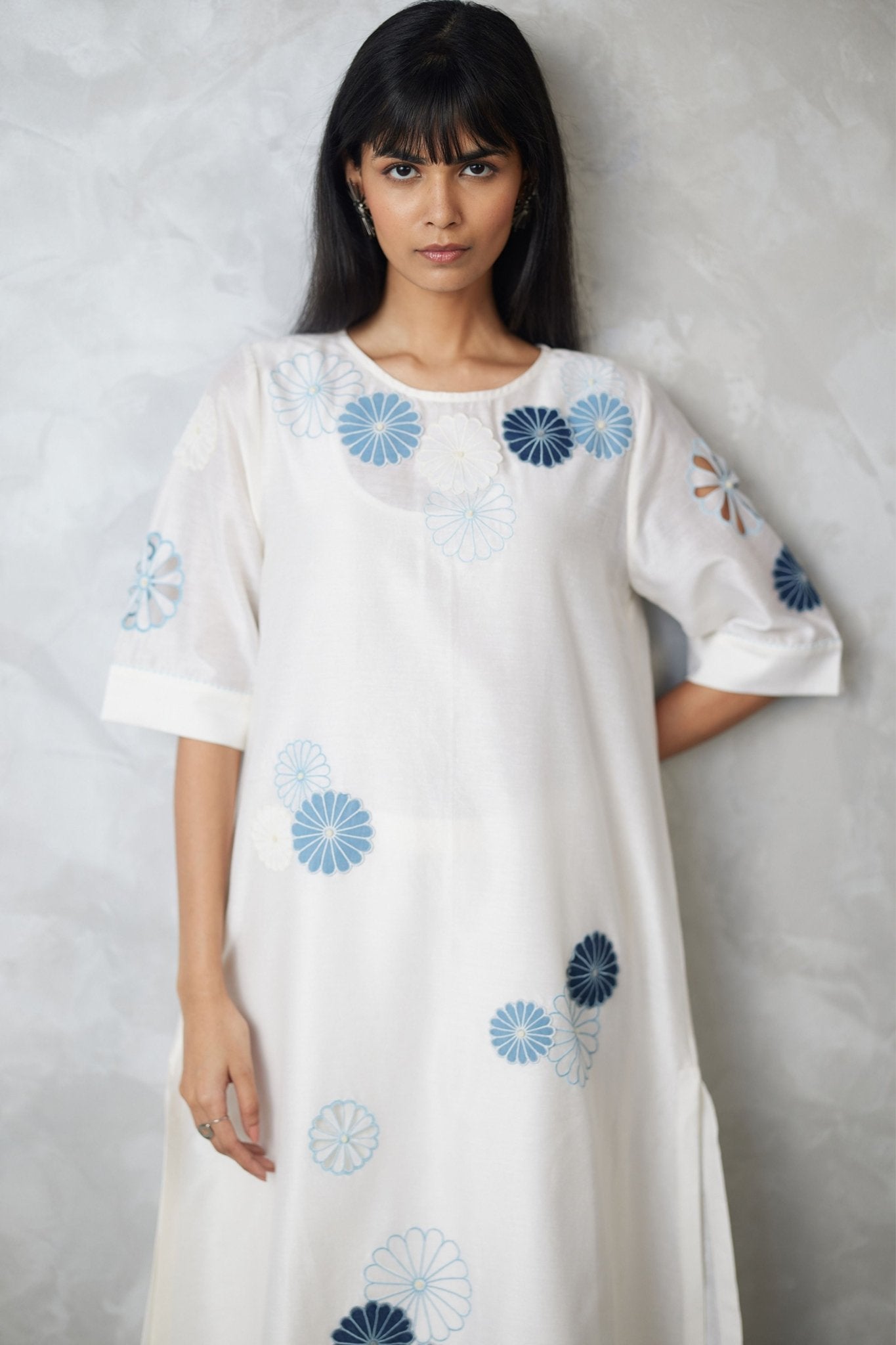 Straight Cut Ivory Kurta - Nachiket Barve - Elahe