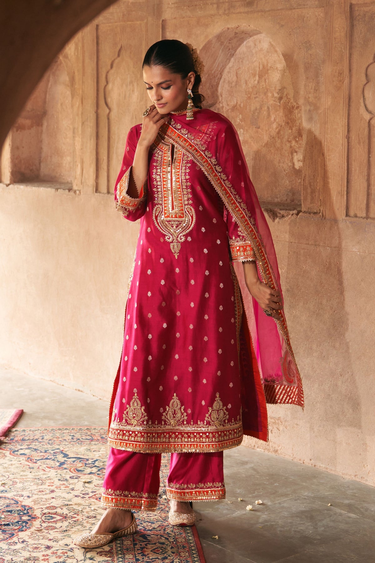 Sumaira Pink Kurta Set