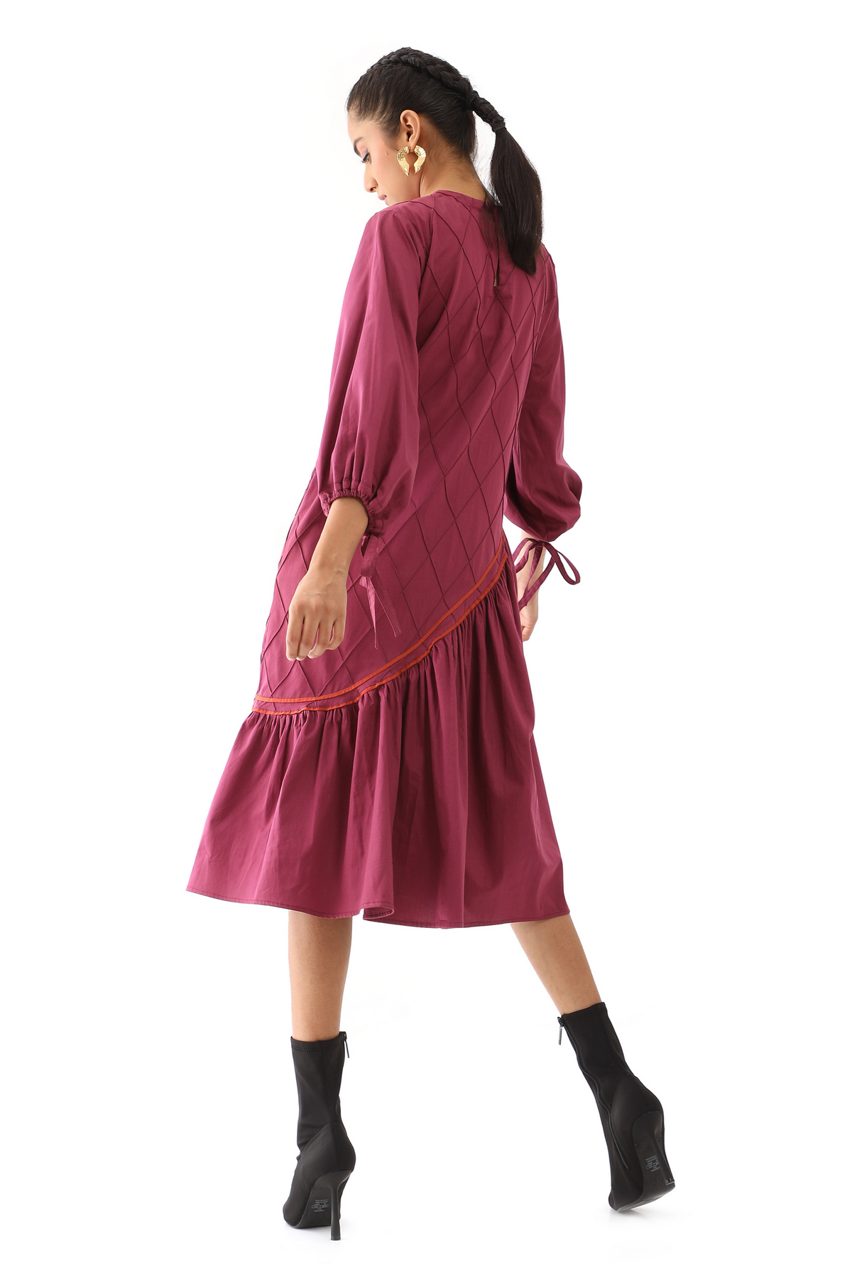 Dima - Plum Dress