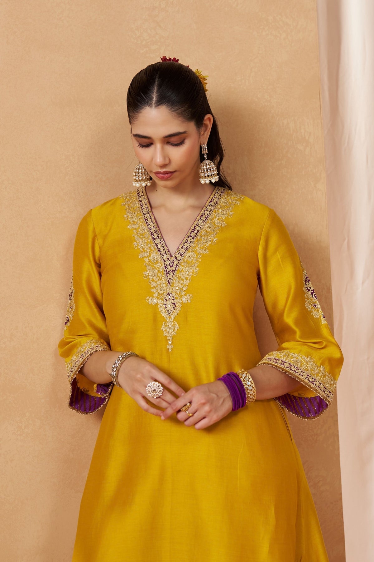Liana Mustard Chauga Set