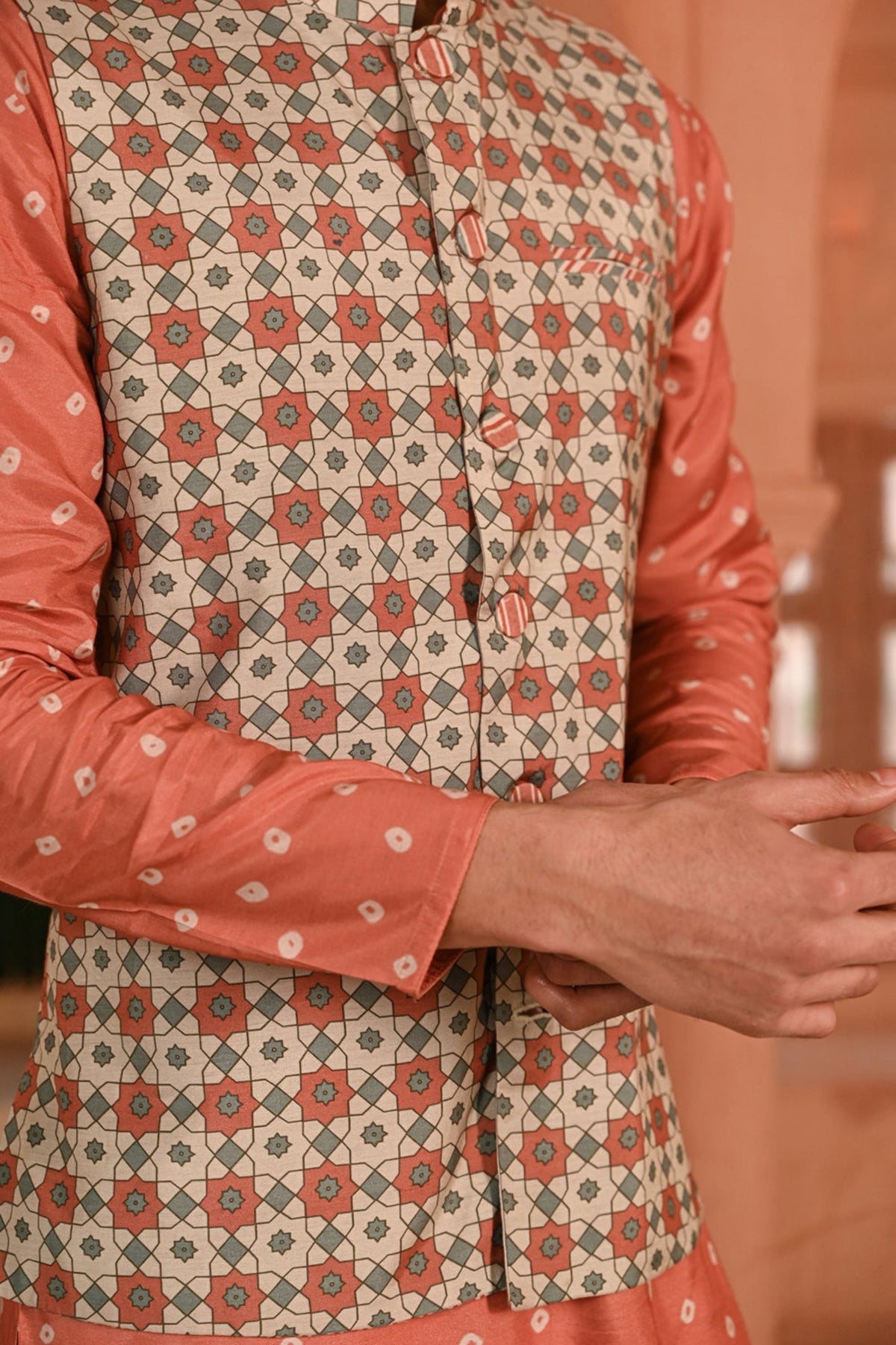 Amber Nehru Jacket Set