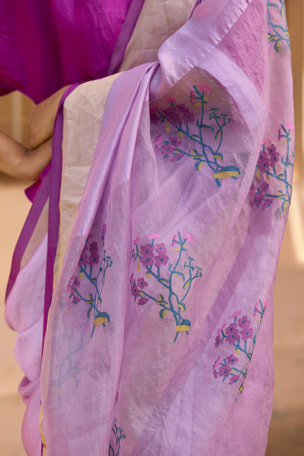 Reflections Jamdani Saree