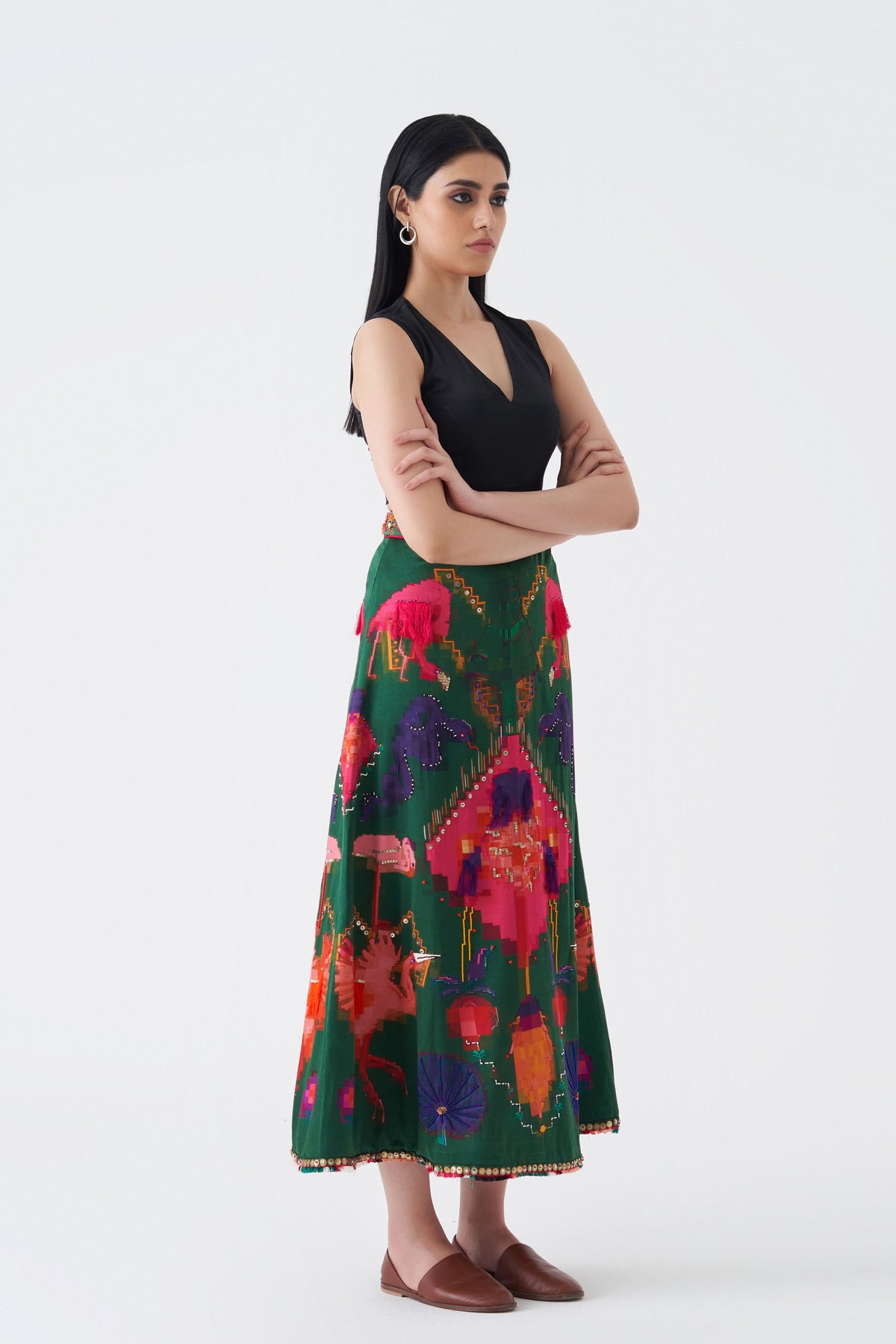 Oaxaca Verde Skirt