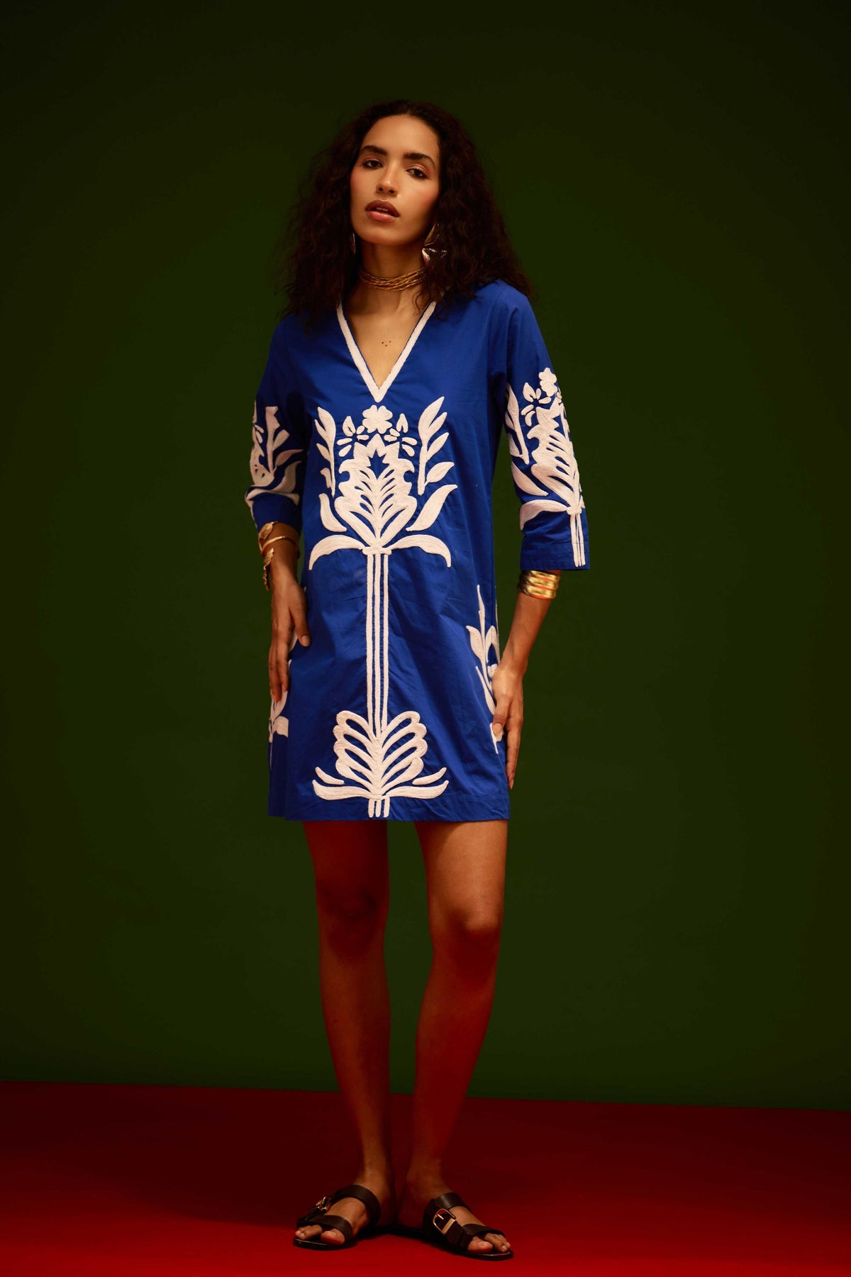 Blue Shift Dress