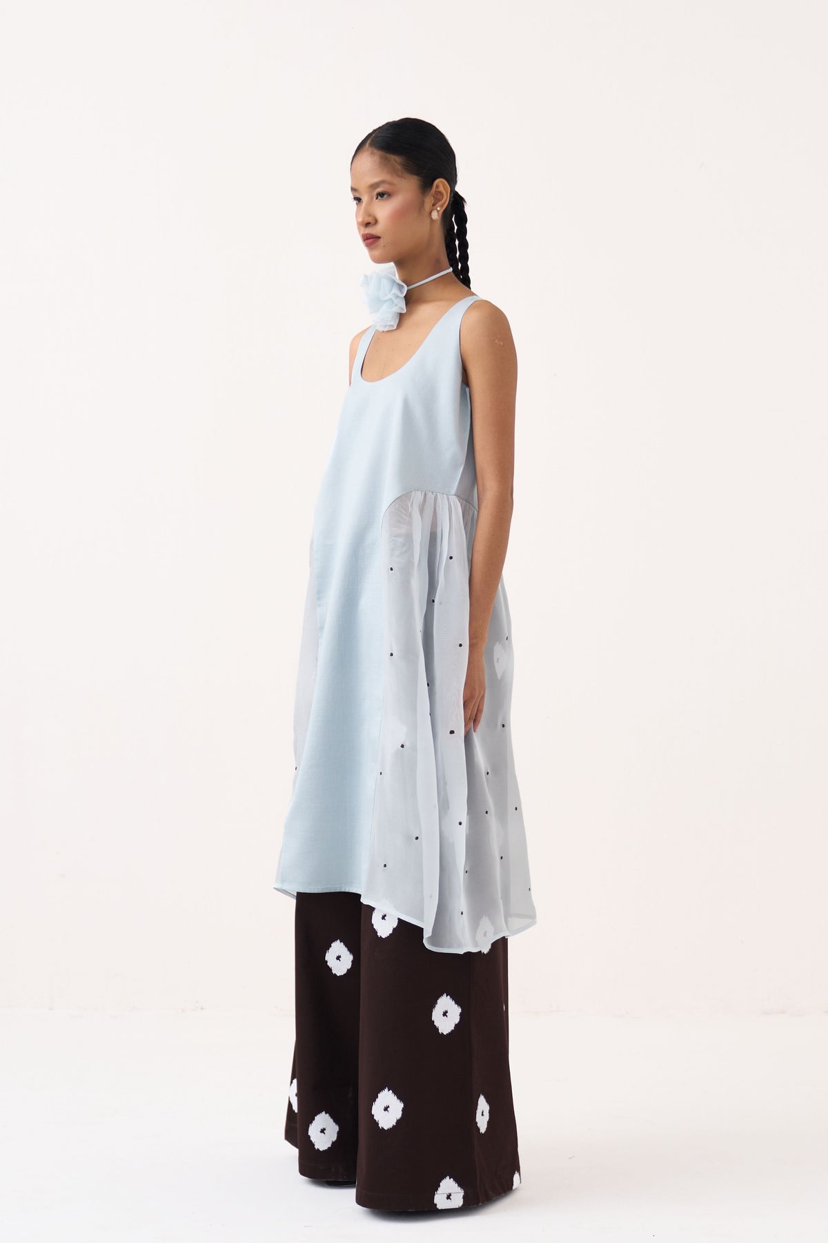 Side U-Gather Tunic Set