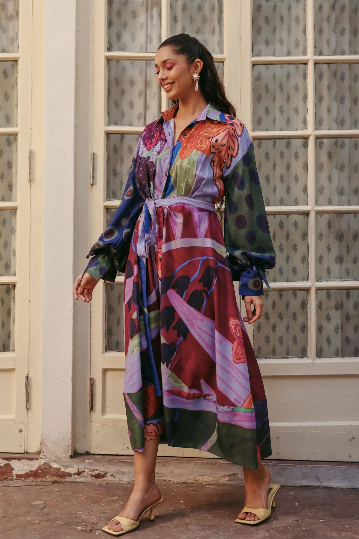 Satrangi Saga Dress