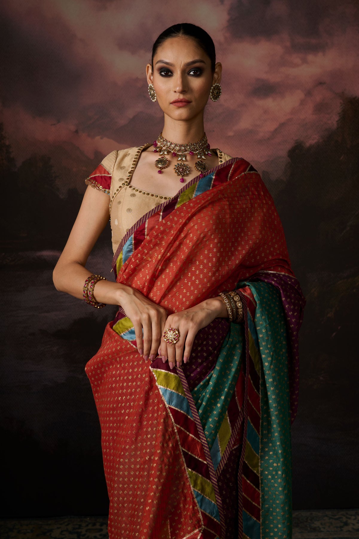 Adah Saree Set