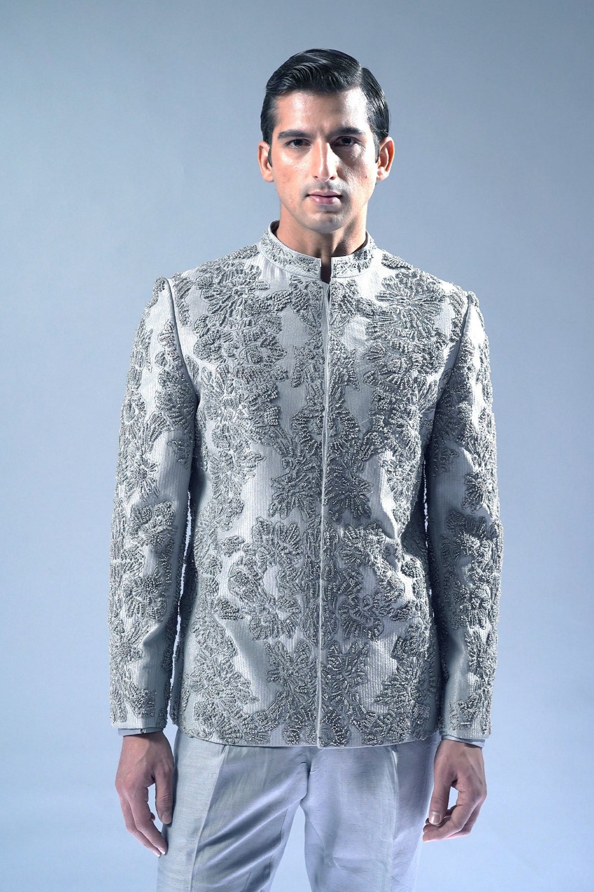 Regalis Embroidered Bandhgala Set