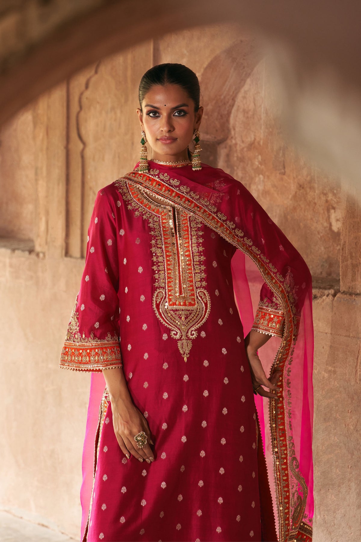 Sumaira Pink Kurta Set