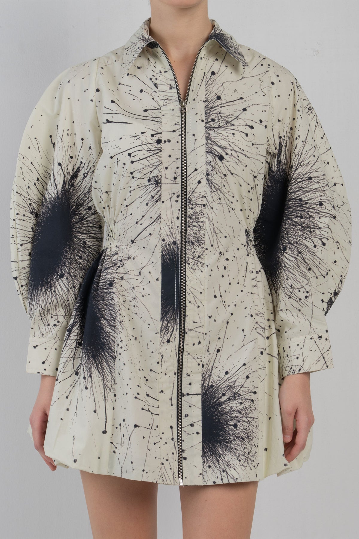 Splatter Bubble Hem Dress