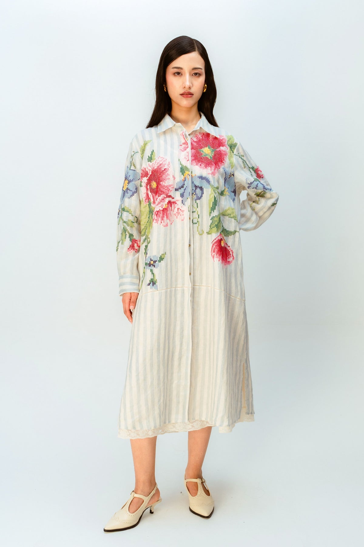 Clouded Ribbon Dress