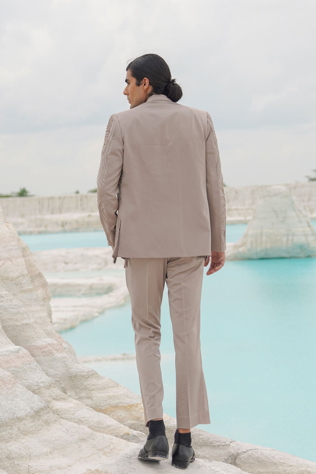 Burnt Beige Blazer Set