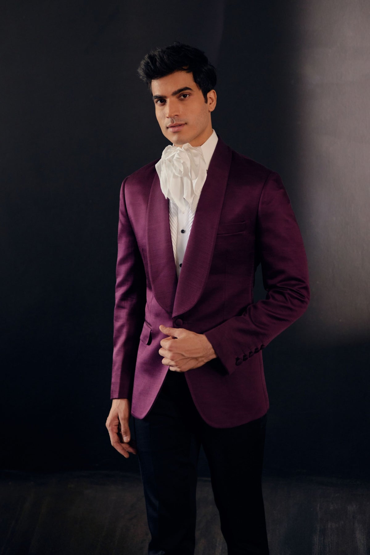Coral Wine Tux