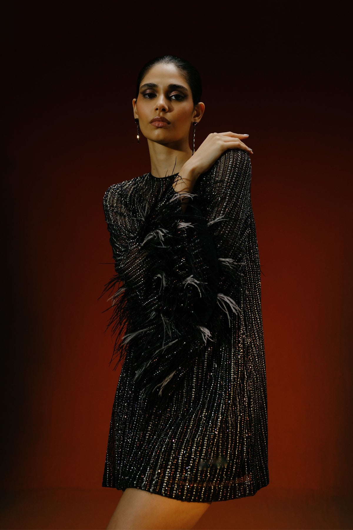 Bugle Beaded Dress