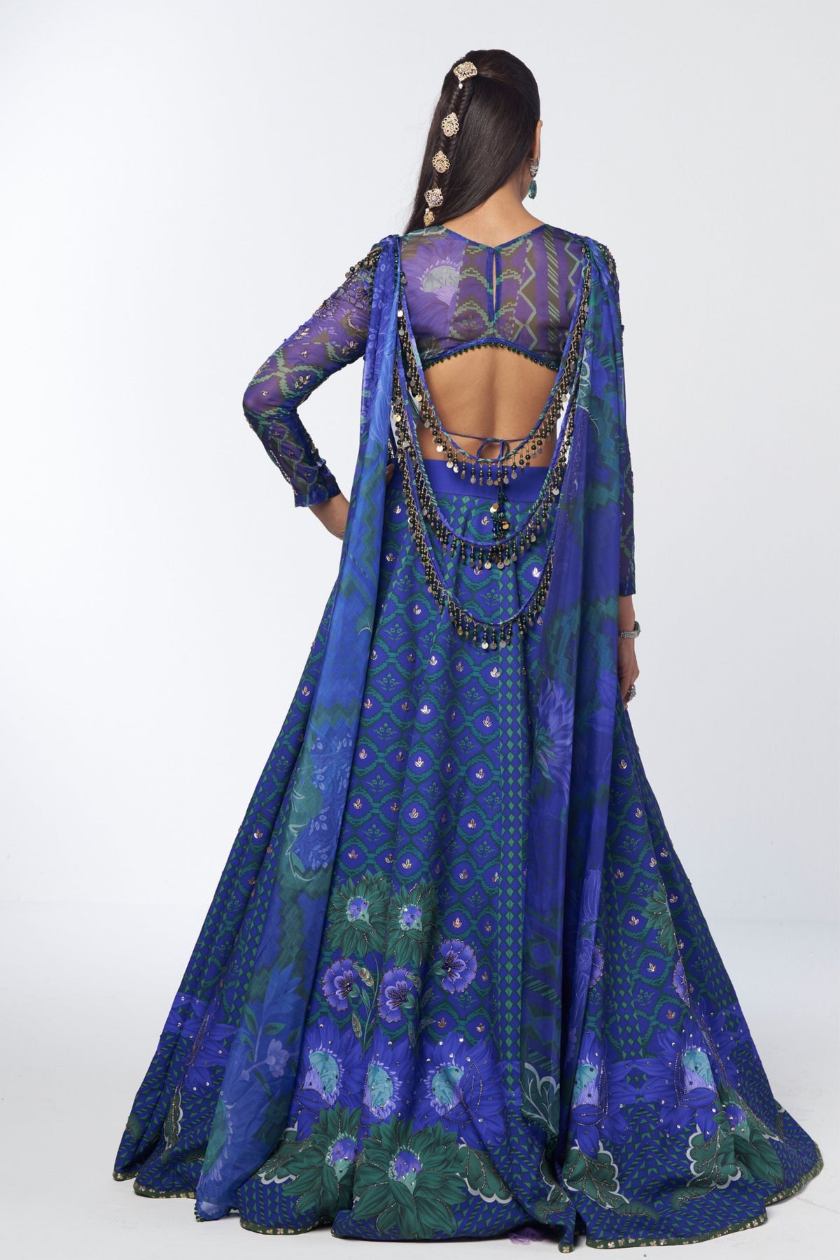 Dolly Drape Lehenga Set